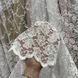 Жакардовий тюль гіпюр білого кольору рулоном (4530)