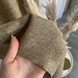 Шторы из легкого льна кофейного цвета на тасьме 2шт. 150х270 (SH-M1-20) фото 2