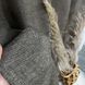 Шторы из легкого льна серо-коричневого цвета на тасьме 2шт. 150х270 (SH-M1-8) фото 3