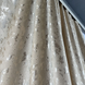 Лляні мармурові штори бежевого кольору 2шт. 150х270 на тасьмі (SH-M19n-1)  фото 6