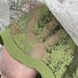 Жакардовий мармуровий тюль зеленого кольору рулоном (151-7)