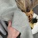 Льняные шторы светло-серого цвета 2шт. 200х260 с белым льняным тюлем 400х260, на люверсах (SHTL-LM1-6) фото 10