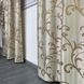Жаккардовые шторы золотистого цвета с вензелем на тасьме 2шт. 150х270 (SH-M32-3) фото 9