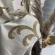 Жаккардовые шторы золотистого цвета с вензелем на тасьме 2шт. 150х270 (SH-M32-3) фото 7