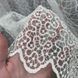 Фатиновый тюль "паутинка" молочного цвета рулоном (7566-kr)