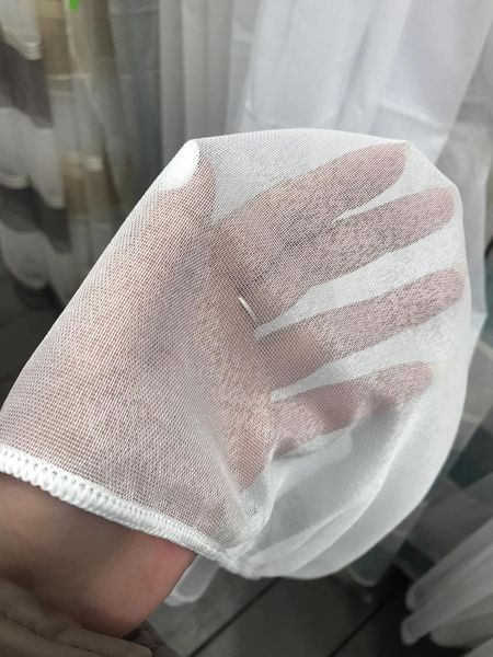Турецкий тюль из батиста на метраж, цвет белый, высота 2.8 м (BEYAZ)