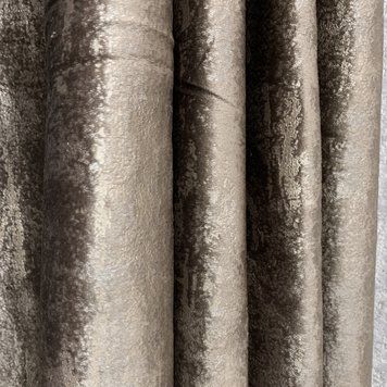 Бархатная мраморная ткань коричневого цвета рулоном (918-19)