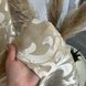 Шторы жаккард "Вензель" бежевые 150х270 см, 2шт, тасьма фото 2